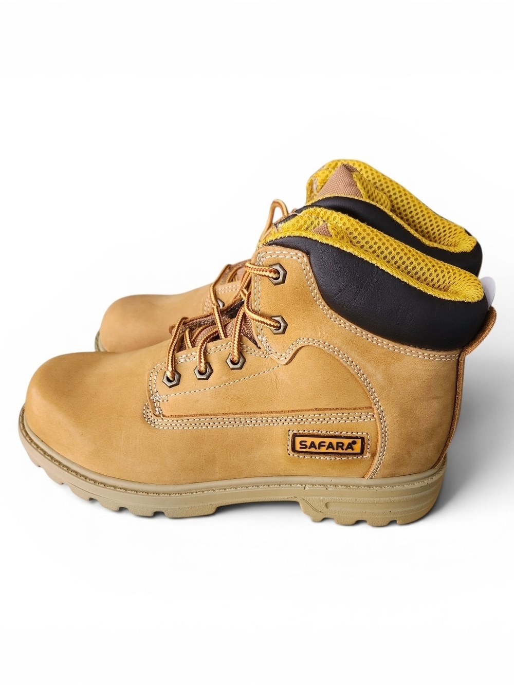 Men's Safara Tan Work Boots - Picture 7 of 13